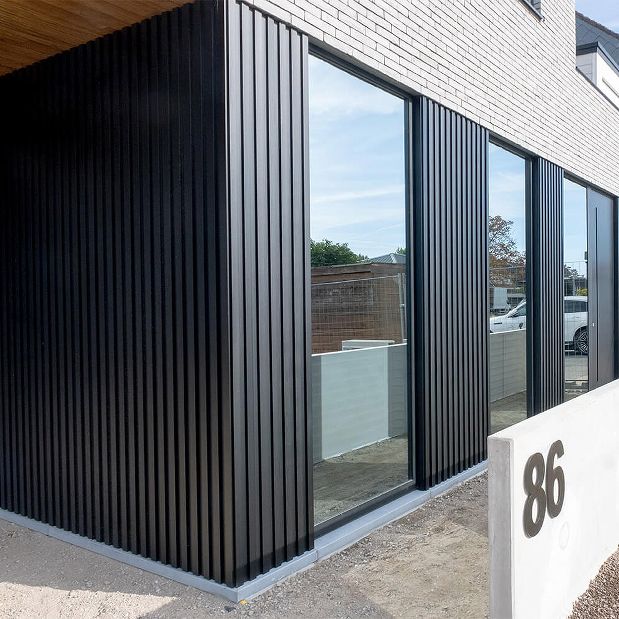 Cladix Aluminium Gevelbekleding Gitzwart RAL9005